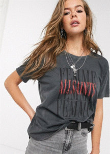 恋つづで香里奈が着用しているTシャツ衣装ブランドの参考画像